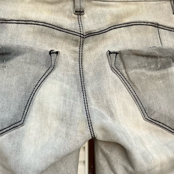 funky soul Jeggings in Light Gray and Black Size 0 - Picture 3 of 4